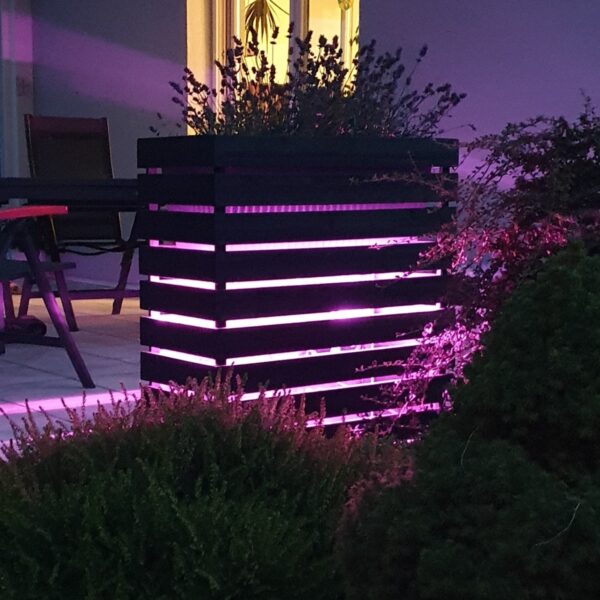 Dřevěný květináč frankie d geo pots 8