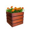 Dřevěný květináč kostka – geo pots