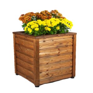Dřevěný květináč kvadrant 55 – gigant