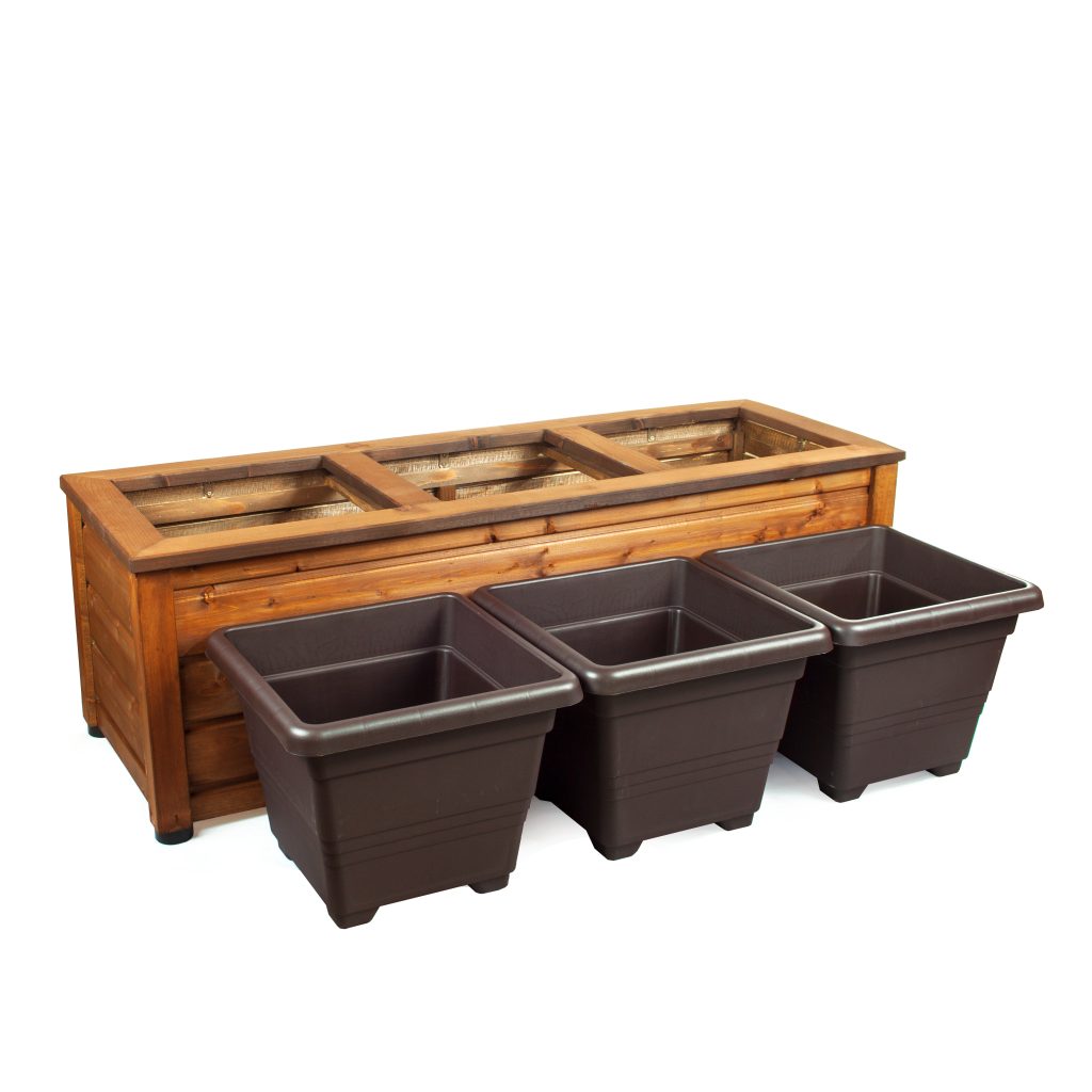 Květináč velký truhlík TRIO KOMBI