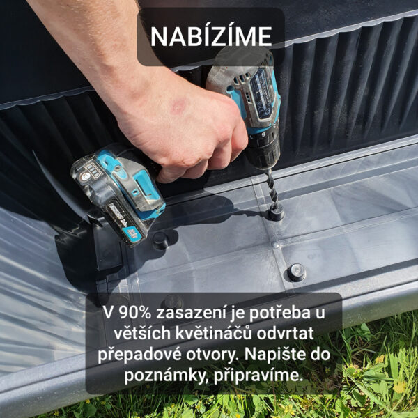 Dřevěný květináč vabc geo pots 9