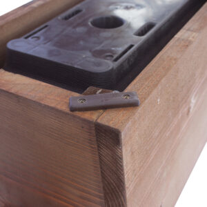 Dřevěný truhlík rovnÝ 6