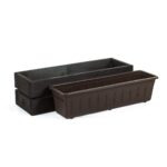 Dřevěný truhlík rovnÝ kaštan 40x20x16 cm 5