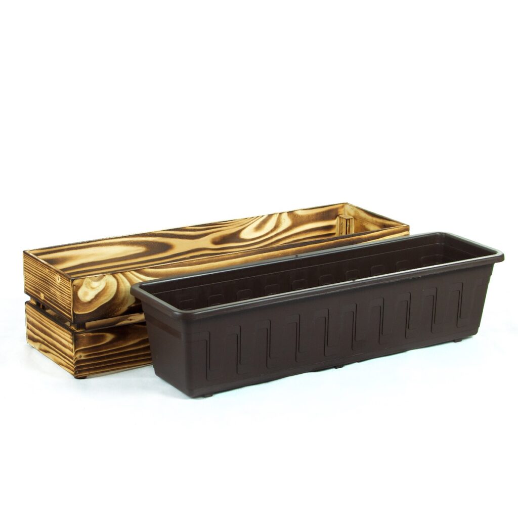 Dřevěný truhlík srdce teak 3