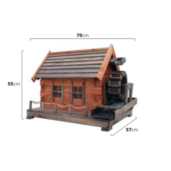 Dřevěný vodní mlýn 2