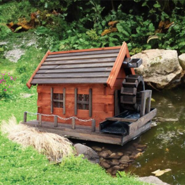 Dřevěný vodní mlýn