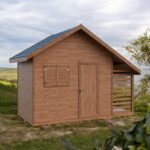 Dřevěný zahradní domek habr