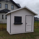 Dřevěný zahradní domek klasik s terasou 6