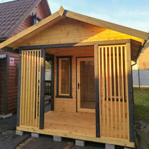 Dřevěný zahradní domek krok 6