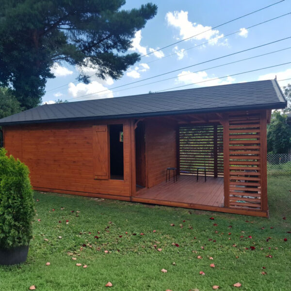 Dřevěný zahradní domek krok 8