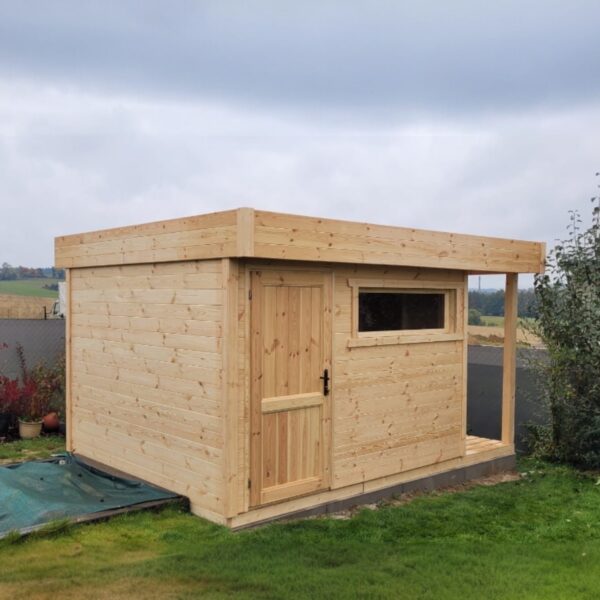 Dřevěný zahradní domek modern 2 4