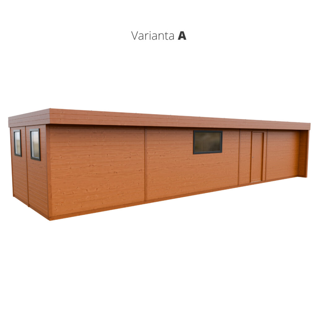 Dřevěný zahradní domek modern celorok 1