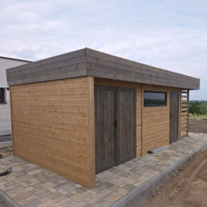 Dřevěný zahradní domek modern celorok 10