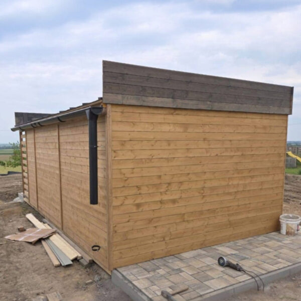 Dřevěný zahradní domek modern celorok 12