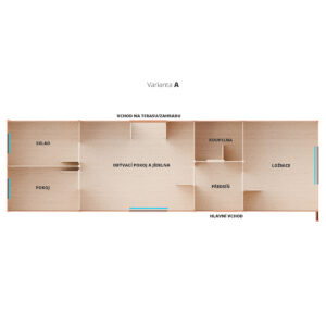 Dřevěný zahradní domek modern celorok 3