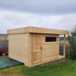 Dřevěný zahradní domek modern celorok 7