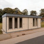 Dřevěný zahradní domek modern double