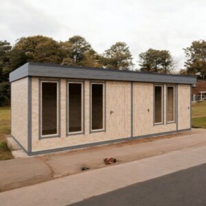 Dřevěný zahradní domek modern double