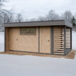 Dřevěný zahradní domek modern profi