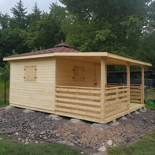 Dřevěný zahradní domek pohoda 2 profi 1