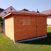 Dřevěný zahradní domek pohoda 2 s terasou 10
