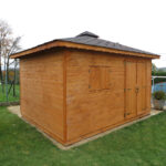 Dřevěný zahradní domek pohoda 2 s terasou 5