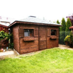 Dřevěný zahradní domek pohoda 2 s terasou 7