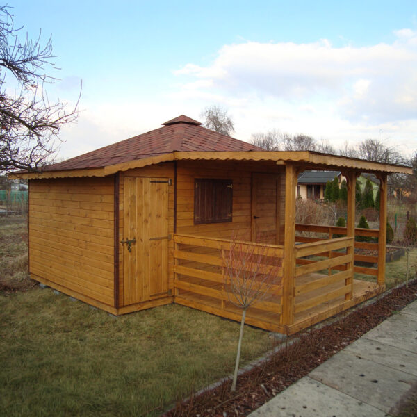 Dřevěný zahradní domek pohoda profi 2