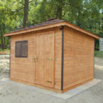 Dřevěný zahradní domek pohoda s terasou 5