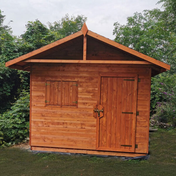 Dřevěný zahradní domek statek 10