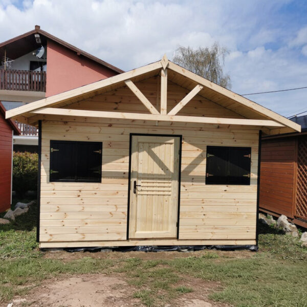 Dřevěný zahradní domek statek 12