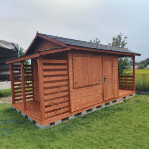 Dřevěný zahradní domek statek profi 1