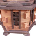 Dřevěný zahradní větrný mlýn 7