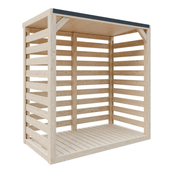 Dřevník modern se skladem na míru 1