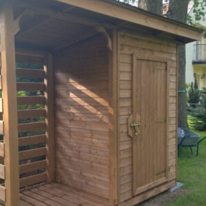 Dřevník profi se skladem na míru 3