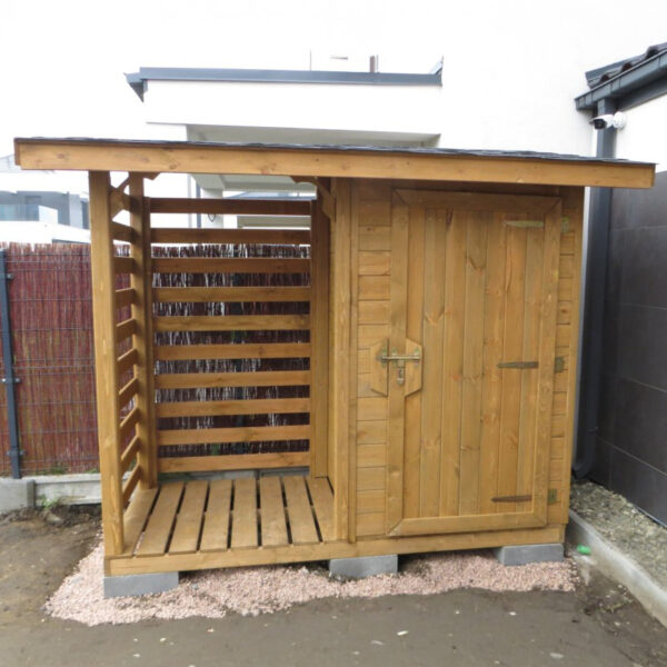 Dřevník profi se skladem na míru 6