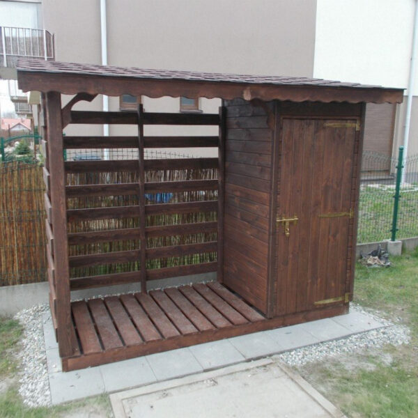 Dřevník profi se skladem na míru 7