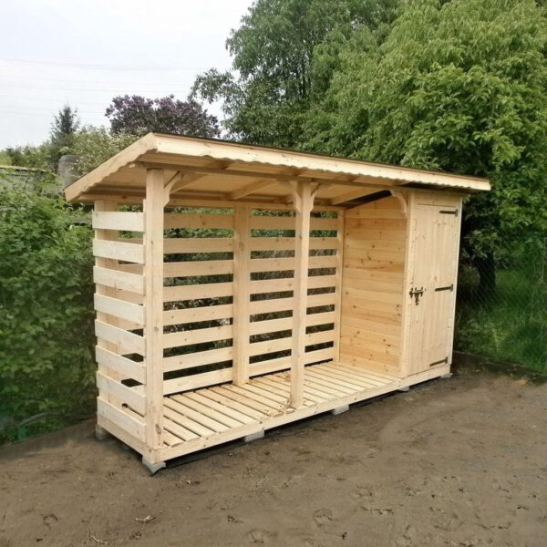 Dřevník profi se skladem na míru 8