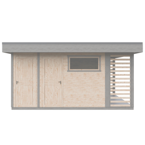 Dřevník VPRAVO - sklad VLEVO