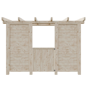 Plná stěna 180cm - 30+30% + dvířka