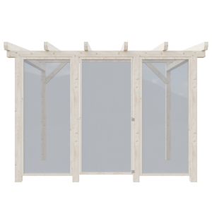 Kalené sklo 180cm - 30+30% + dvířka