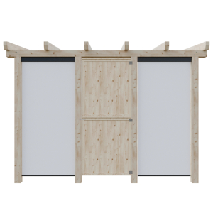 PVC roleta - 30+30% + dvířka