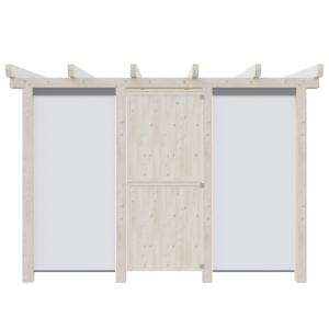 PVC roleta - 30+30% + dvířka