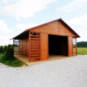 Garážové stání +2 dřevníky