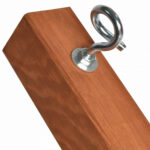 Houpací síť s masivním rámem hamaka 5