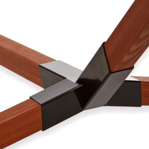 Houpací síť s masivním rámem hamaka 6