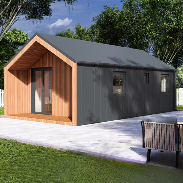 Hybridní dům 4x8,2 m – vnitřní rozměr 1