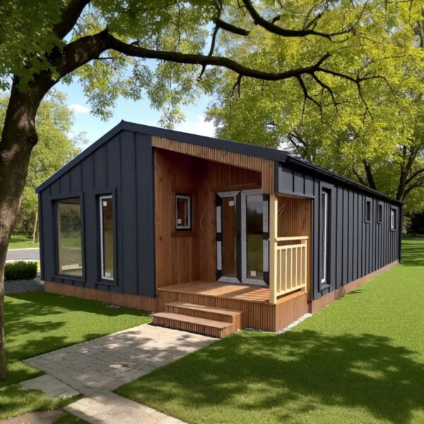 Hybridní dům 7,5x14m vnitřní rozměr