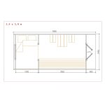 Kempingová chatka XL