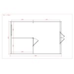 Kempingová chatka XL